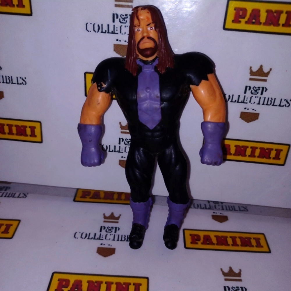The Undertaker🏆 WWF Bend-Em 🔥 WWE Wrestling Action Figure - Picture 1 of 1